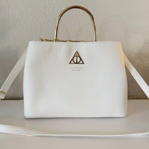 Loungefly Harry Potter Deathly Hallows White Satchel Purse